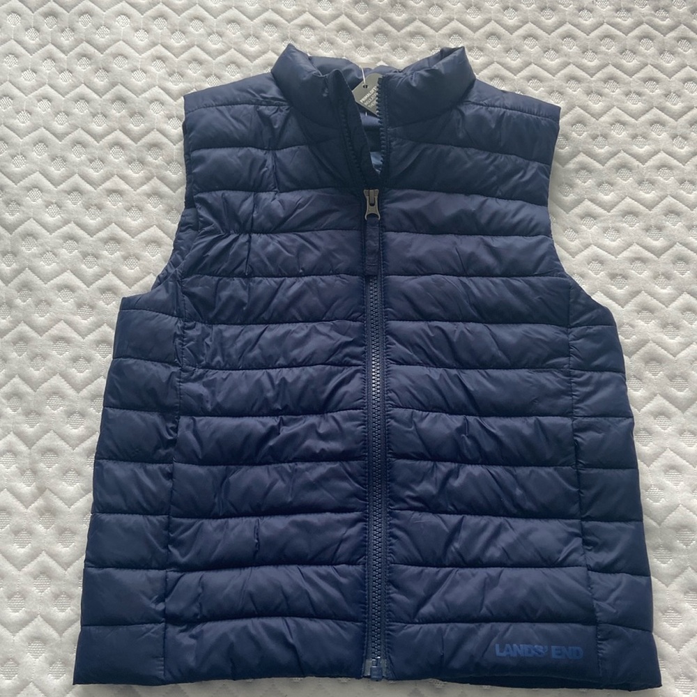 Kids Lands End Primaloft vest size small (6-7)